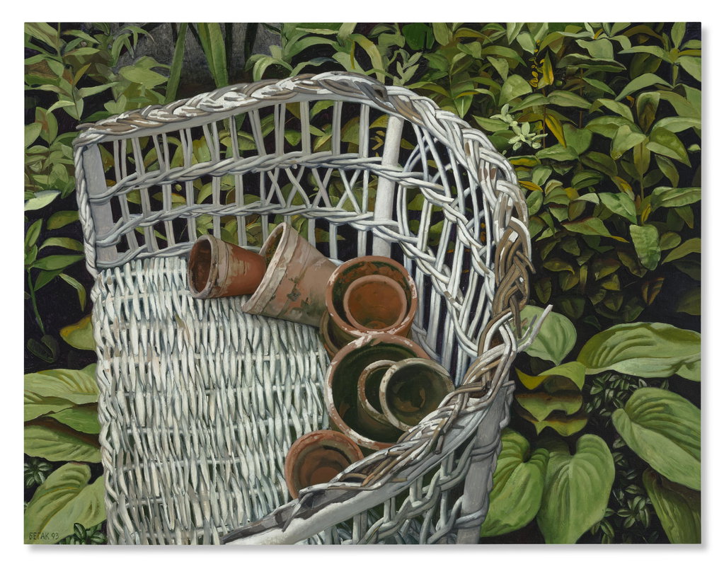 Wicker Chair by Alexej Begak sold for $6,482 (878% above estimate). Image courtesy of Christie's