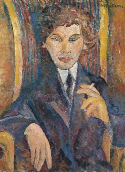 Portrait de Chaïm Soutine (Undated). Sold for $92,900 in 2008. Image courtesy of Christie's