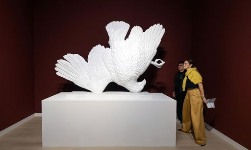 Political art in Miami Beach is sparse but strident