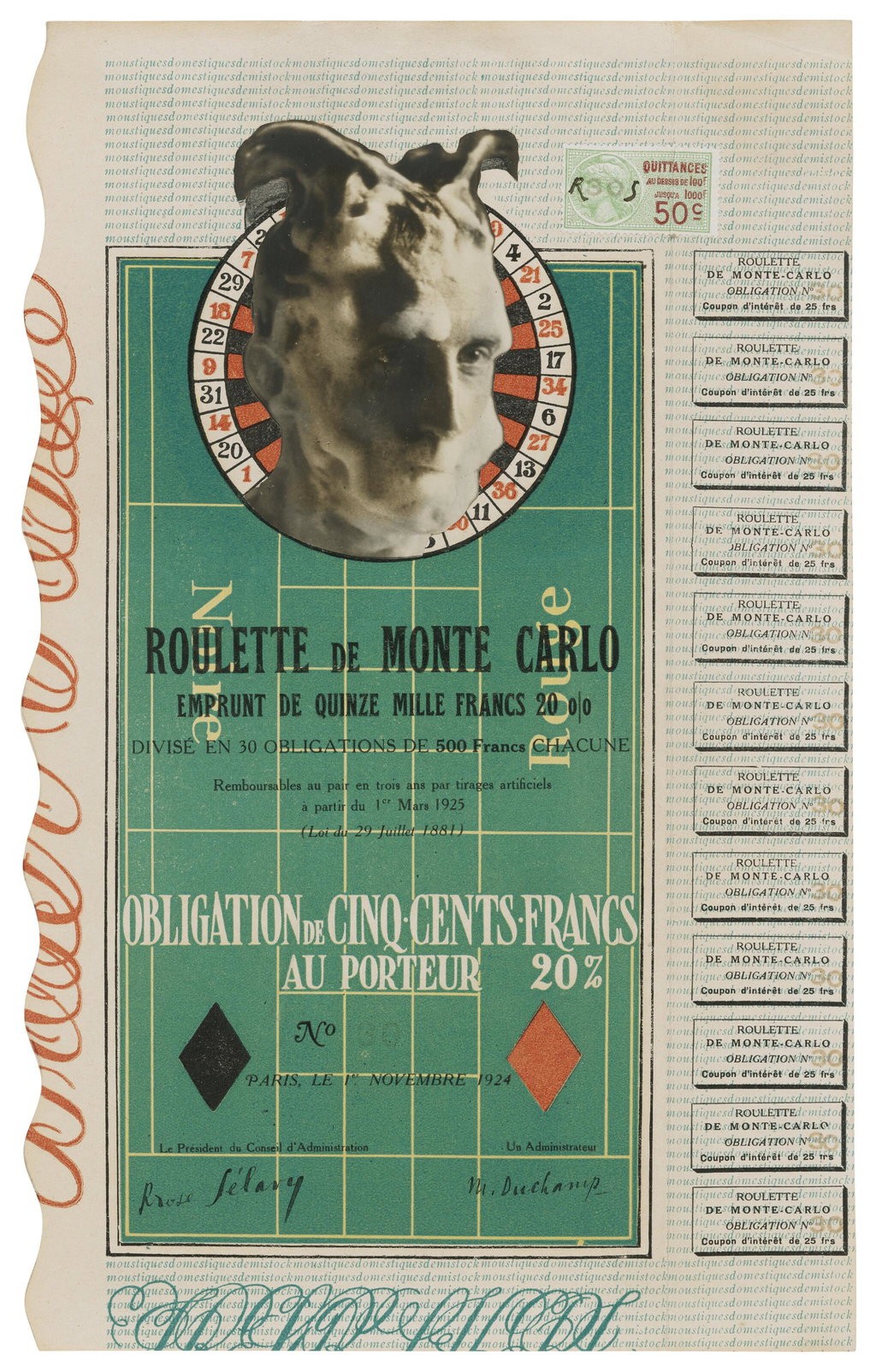 Monte Carlo Bond (No. 30). Image courtesy of Christie's