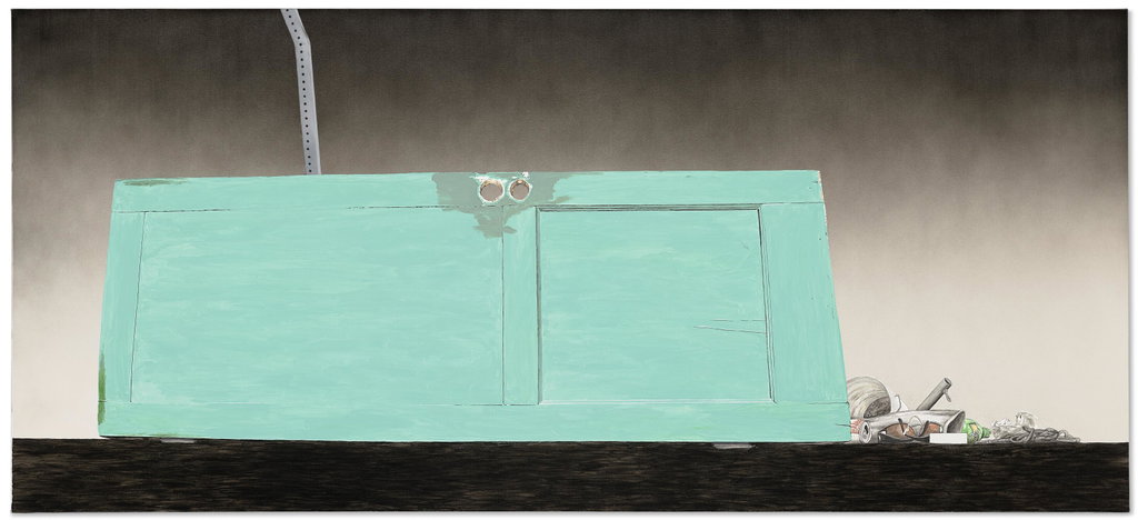 Psycho Spaghetti Western #4 by Ed Ruscha estimated at $600,000 (low) to $800,000 (high). Image courtesy of Christie's
