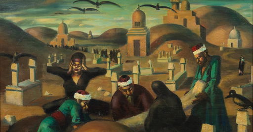 Sultan Sooud Al Qassemi on art: La Mise Au Tombeau by Mahmoud Said