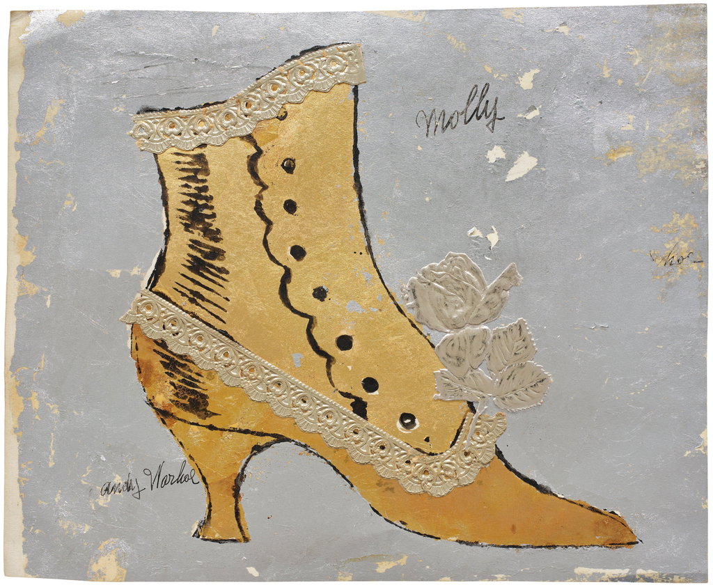 Molly by Andy Warhol sold for $412,800. Image courtesy of Phillips