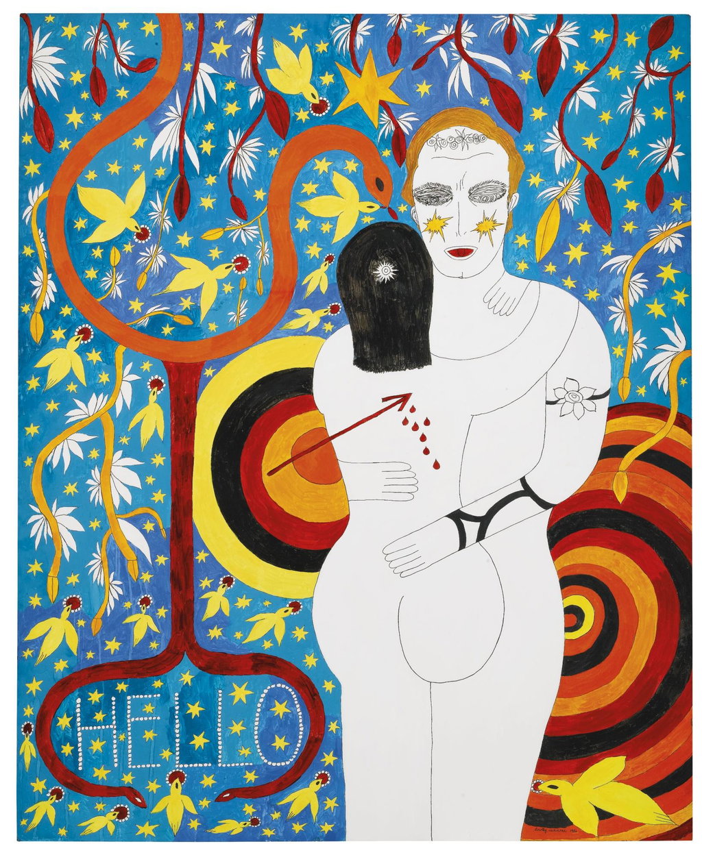 Hello And Goodbye To Copenhagen (1982). Sold for $46,400 in 2015. Image courtesy of Sotheby's