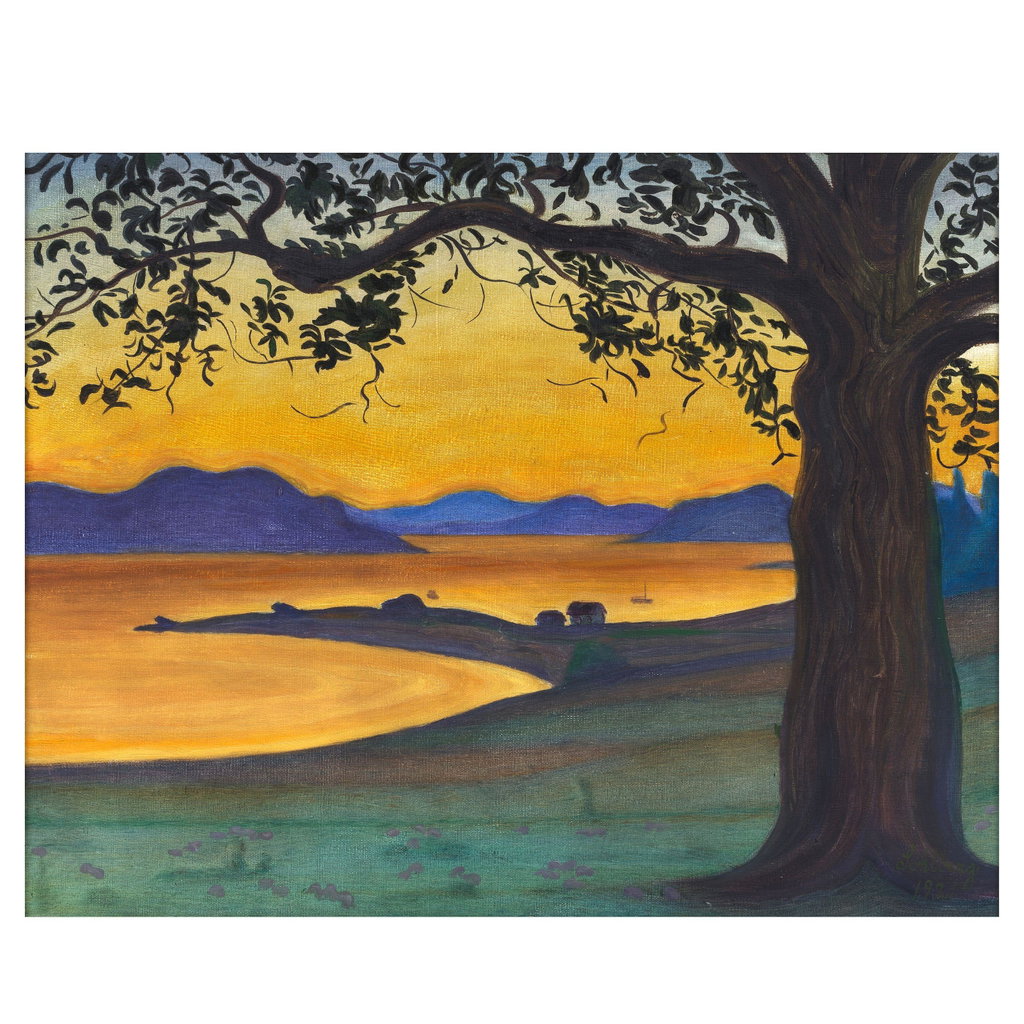 Aften (Evening) by Harald Sohlberg sold for $548,800. Image courtesy of Bonhams