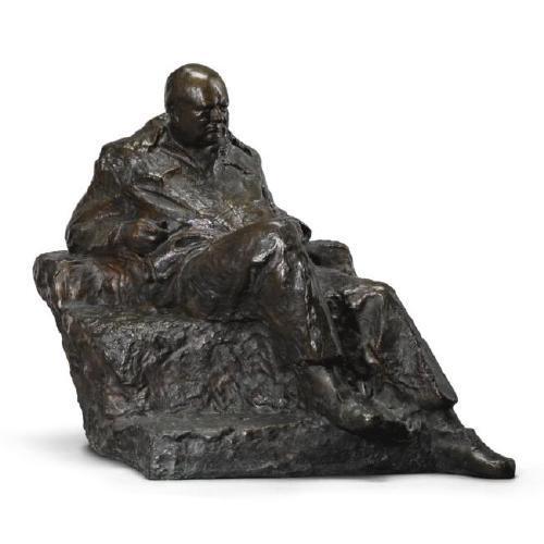 Winston Churchill (Undated). Sold for $69,200 in 2010. Image courtesy of Sotheby's