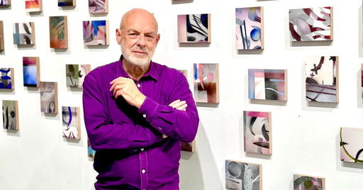 Musician Brian Eno to present his new kaleidoscopic paintings in London.