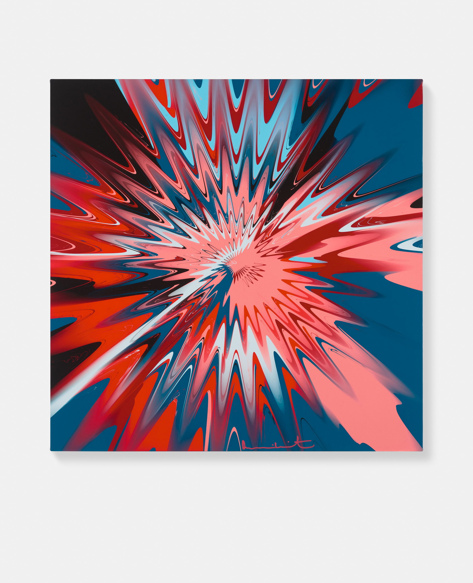Beautiful, Peculiar To Nature, Though Purely Psychological, Practical And Emotional Implosion Painting image #1 main image