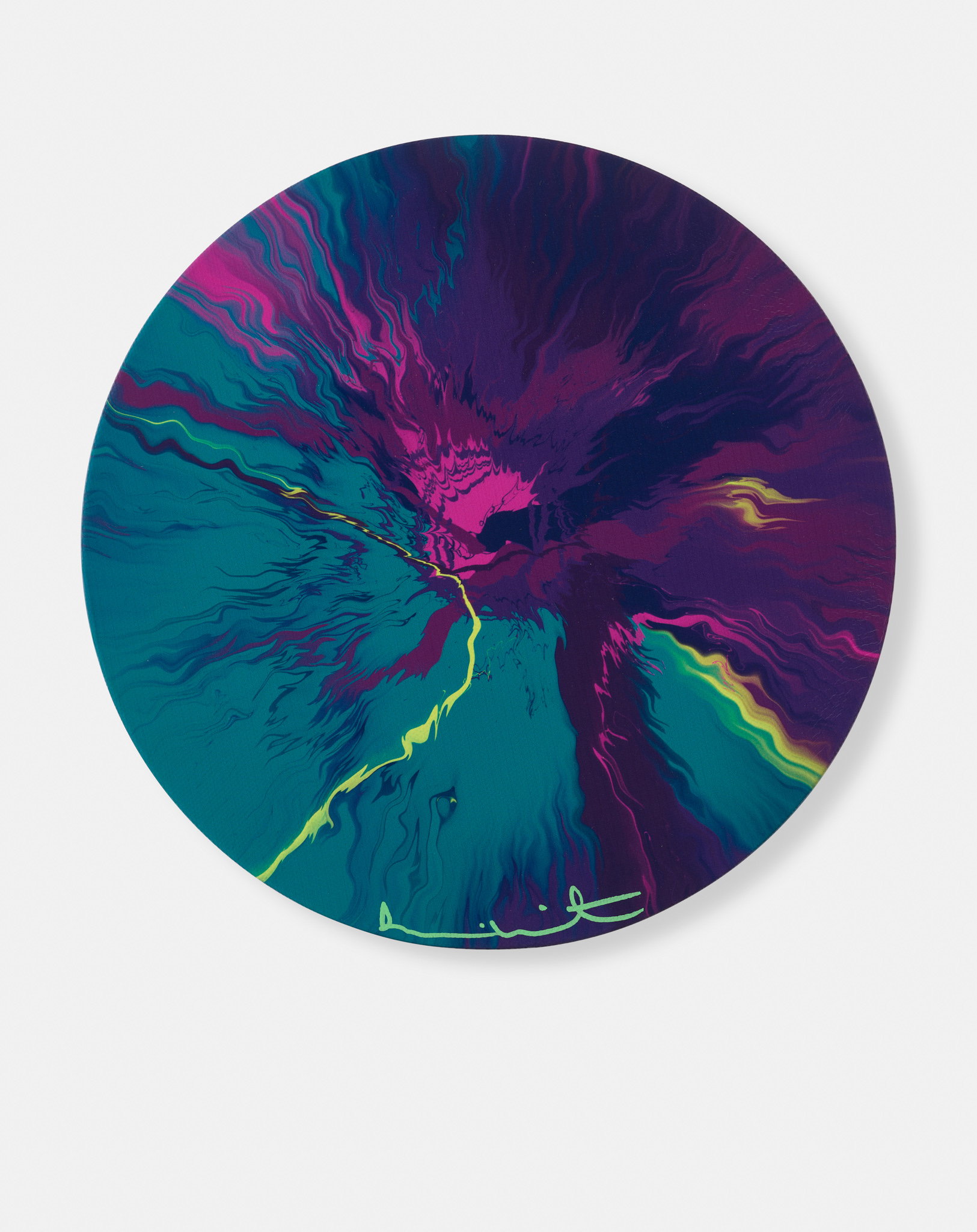 Beautiful, Profusely Contemplative, Otherwise Perfectly Placable, Delightfully Descriptive, Unspoken And Unconscious Bursting River Painting image #1 main image