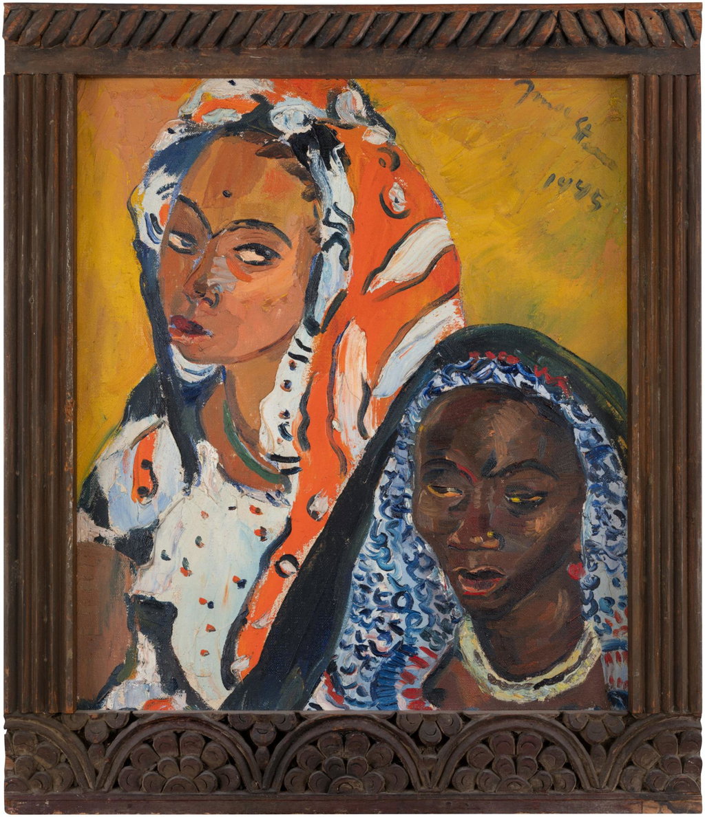 Two Swahili Girls, Zanzibar by Irma Stern sold for $853,300. Image courtesy of Sotheby's