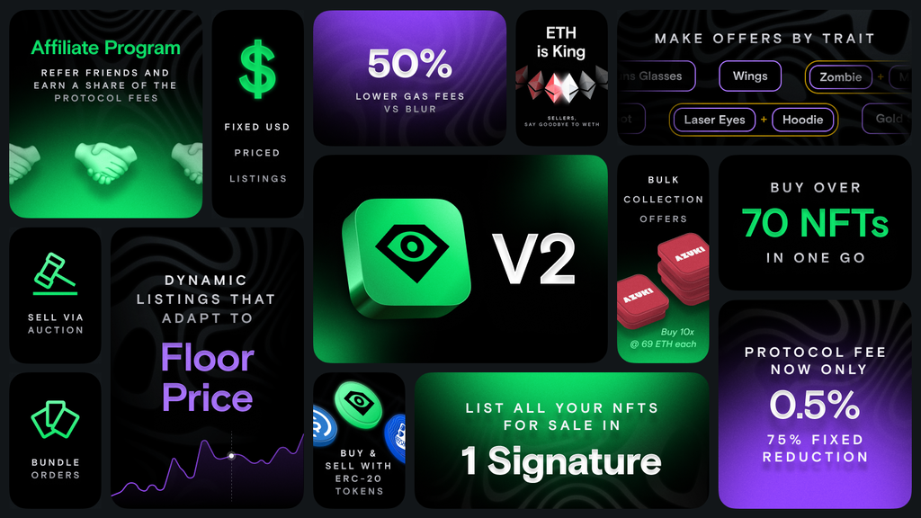 NFT Update: LooksRare cuts fees; OpenSea Pro gains users; and Sei Network bags $800m valuation