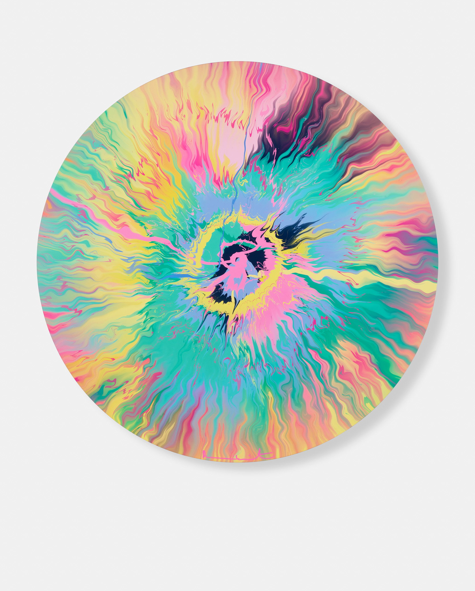 Beautiful, Almost Indescribably Glorious, Though Yet Hidden Bursting River Painting image #1 main image