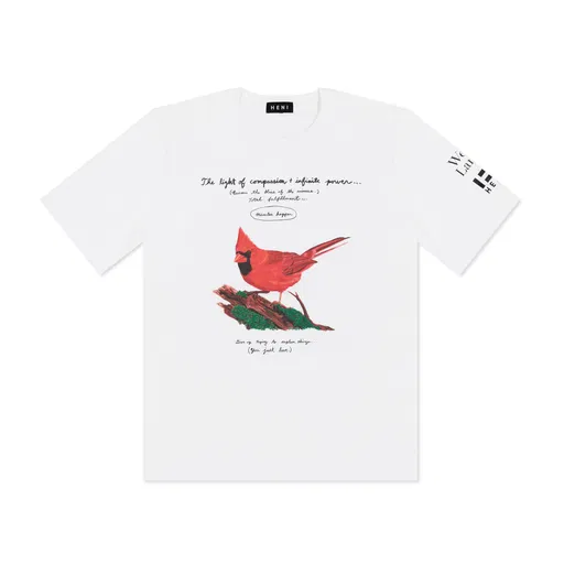 The light of compassion + infinite power T-shirt (white)