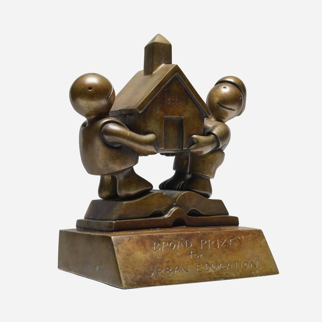 Broad Prize for Urban Education by Tom Otterness sold for $21,800. Image courtesy of Rago