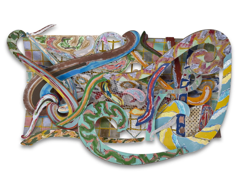Shãma 5.5X by Frank Stella estimated at $120,000 (low) to $180,000 (high). Image courtesy of Christie's