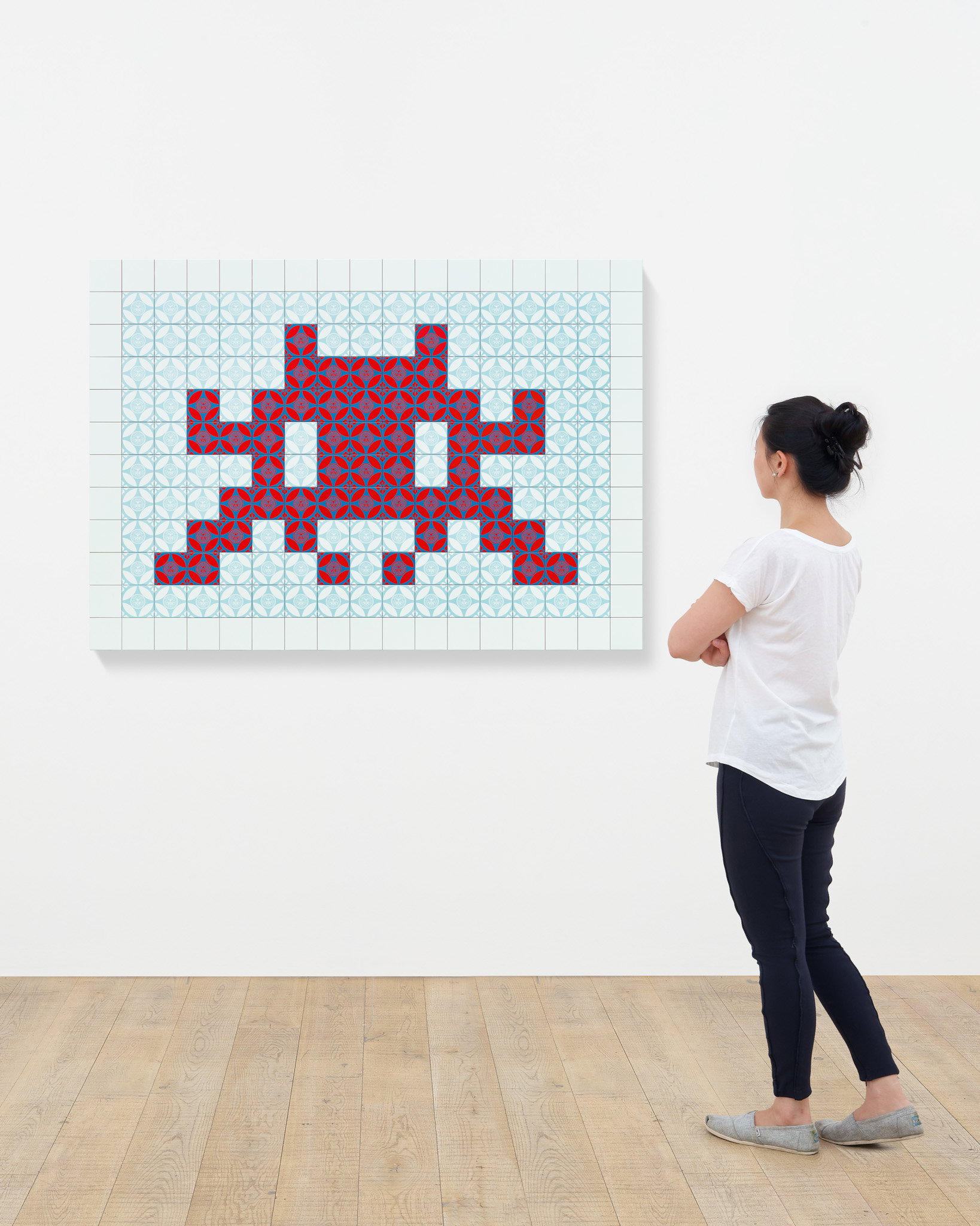 Positive Space/Negative Space (Large Red/Blue) scale image
