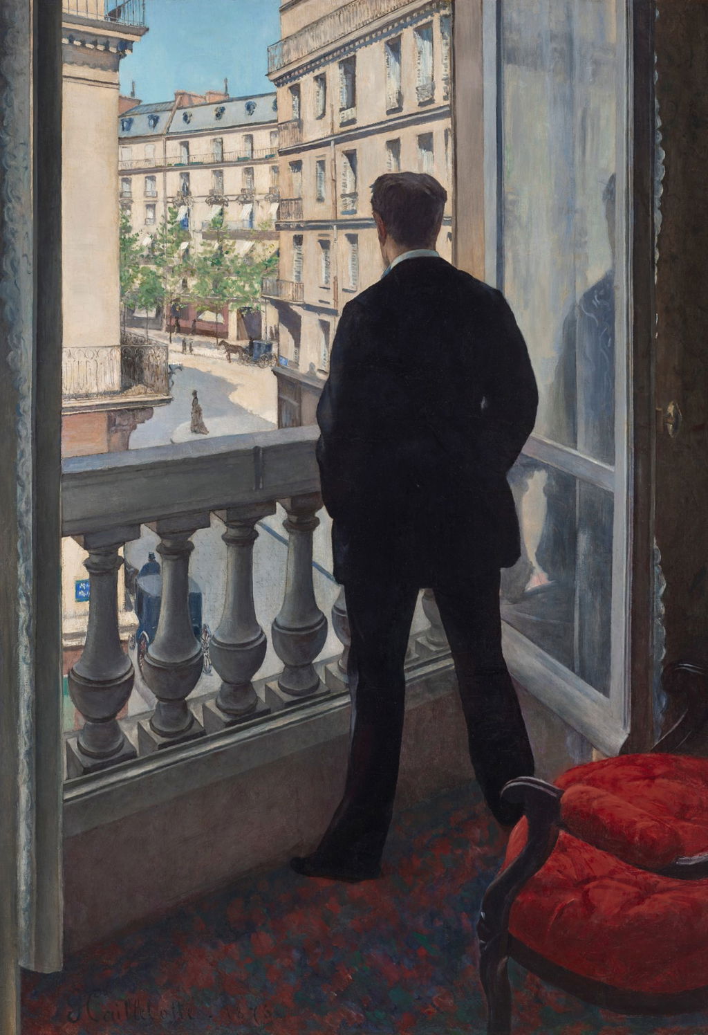 Jeune homme à sa fenêtre. Image courtesy of Christie's