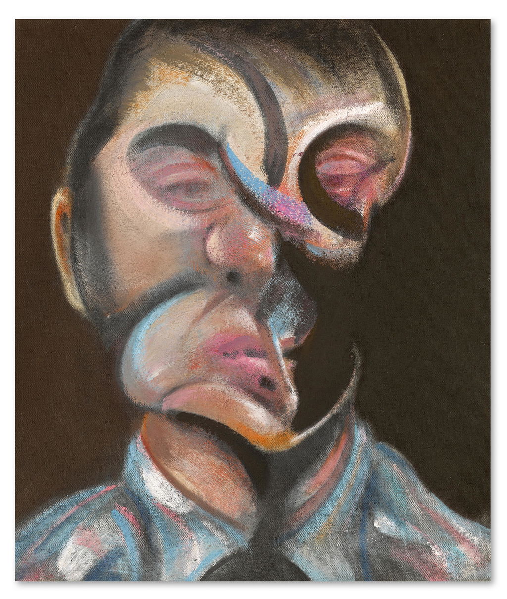 Self-Portrait by Francis Bacon estimated at $10.85m (low) to $16.27m (high). Image courtesy of Sotheby's