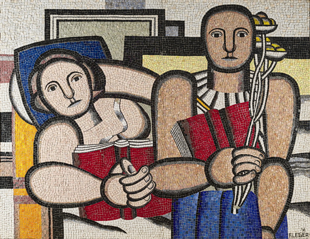 The Reading by After Fernand Leger estimated at $352,900 (low) to $588,100 (high). Image courtesy of Christie's