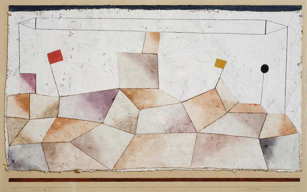 Die Citadelle by Paul Klee estimated at $463,600 (low) to $728,600 (high). Image courtesy of Christie's