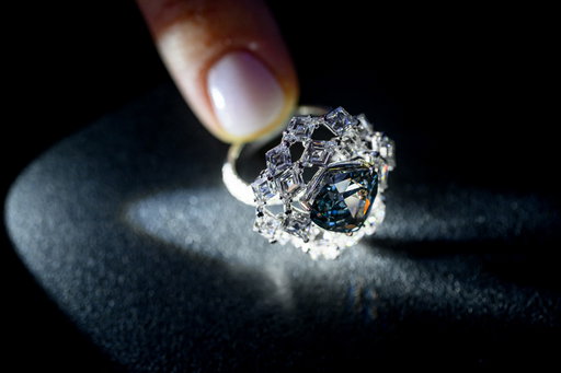 Rare ‘Ocean Dream’ Diamond Sells for Record $17.3 Million at Christie’s