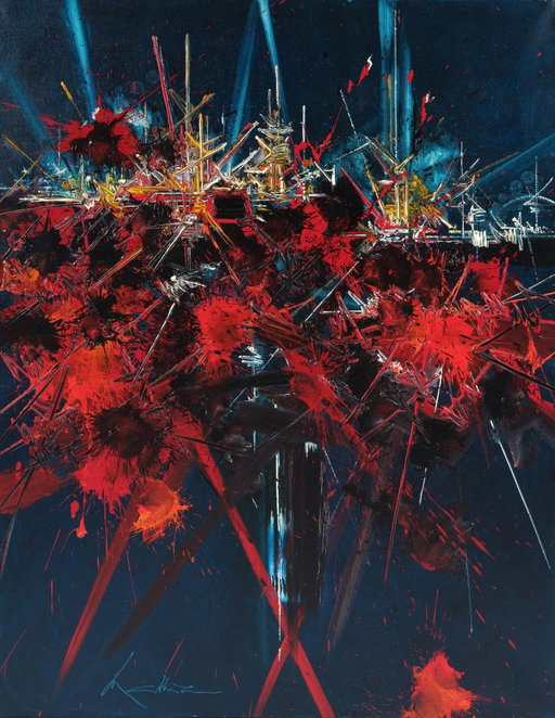 Georges Mathieu Work Heads to Auction