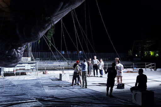 Artist’s floating synagogue installation in Venice destroyed by harsh winds