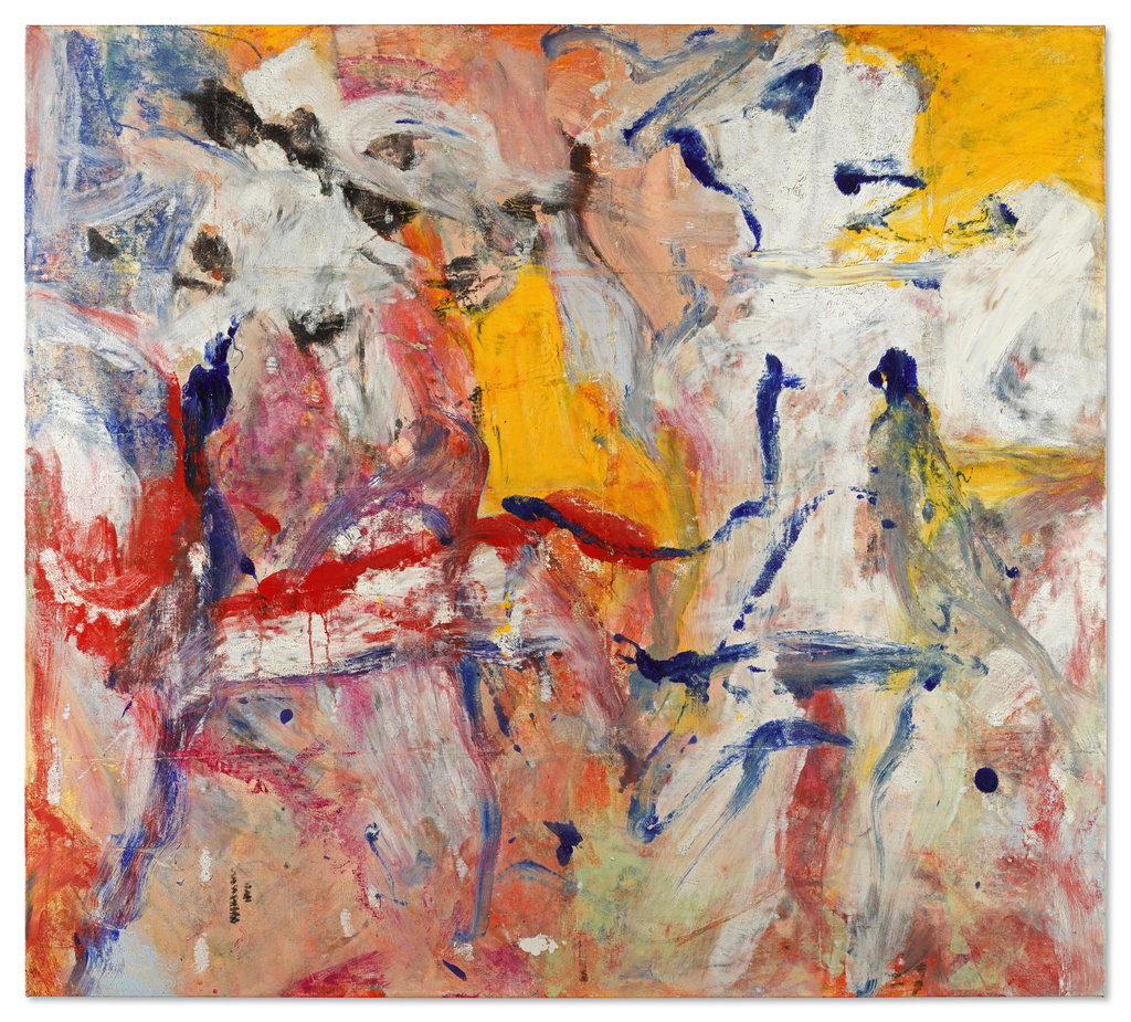 Untitled by Willem de Kooning estimated at $10.6m (low) to $15.9m (high). Image courtesy of Sotheby's