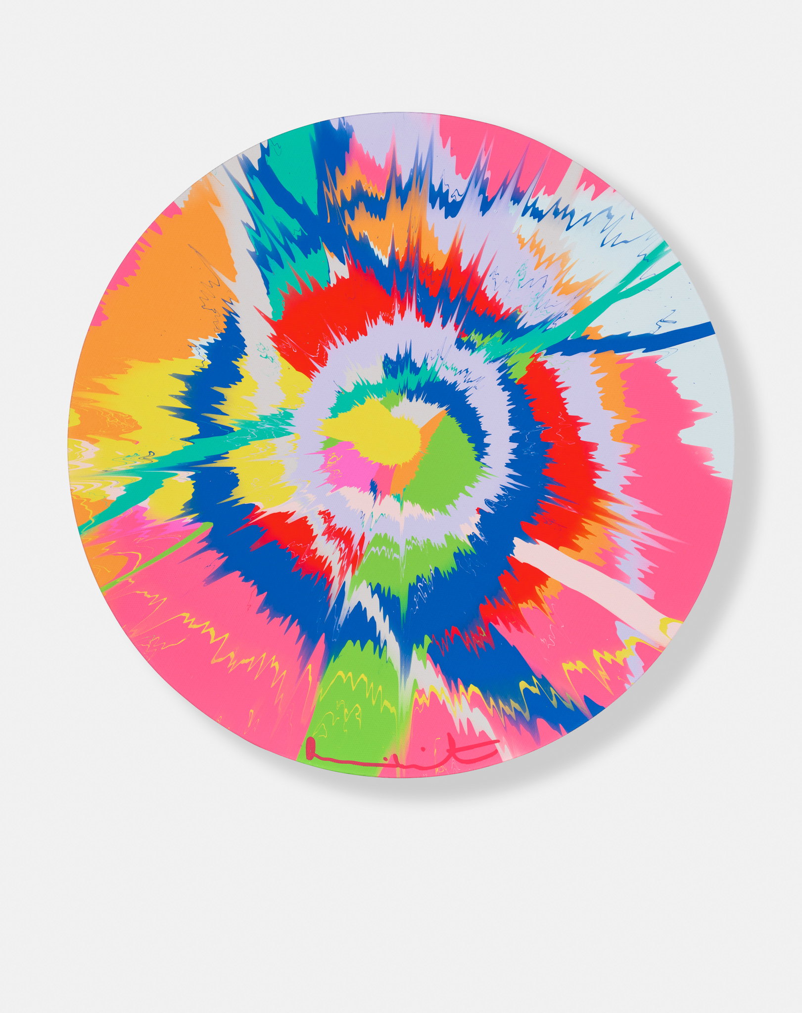 Beautiful, Still Larger Than Before, Full But Clear, Inarguable And Intelligible Gyration Painting image #1 main image