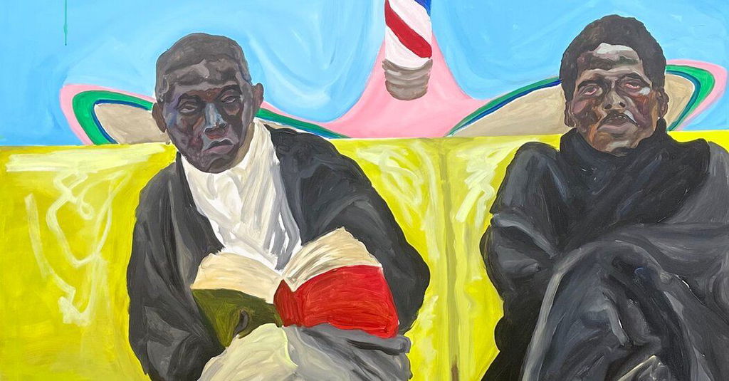 Two Men Walk Into a Barbershop, as Envisioned by Marcus Brutus