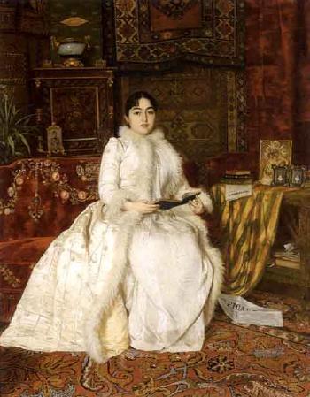 Queen Natalia Obrenovic in Paris. Image courtesy of Bonhams