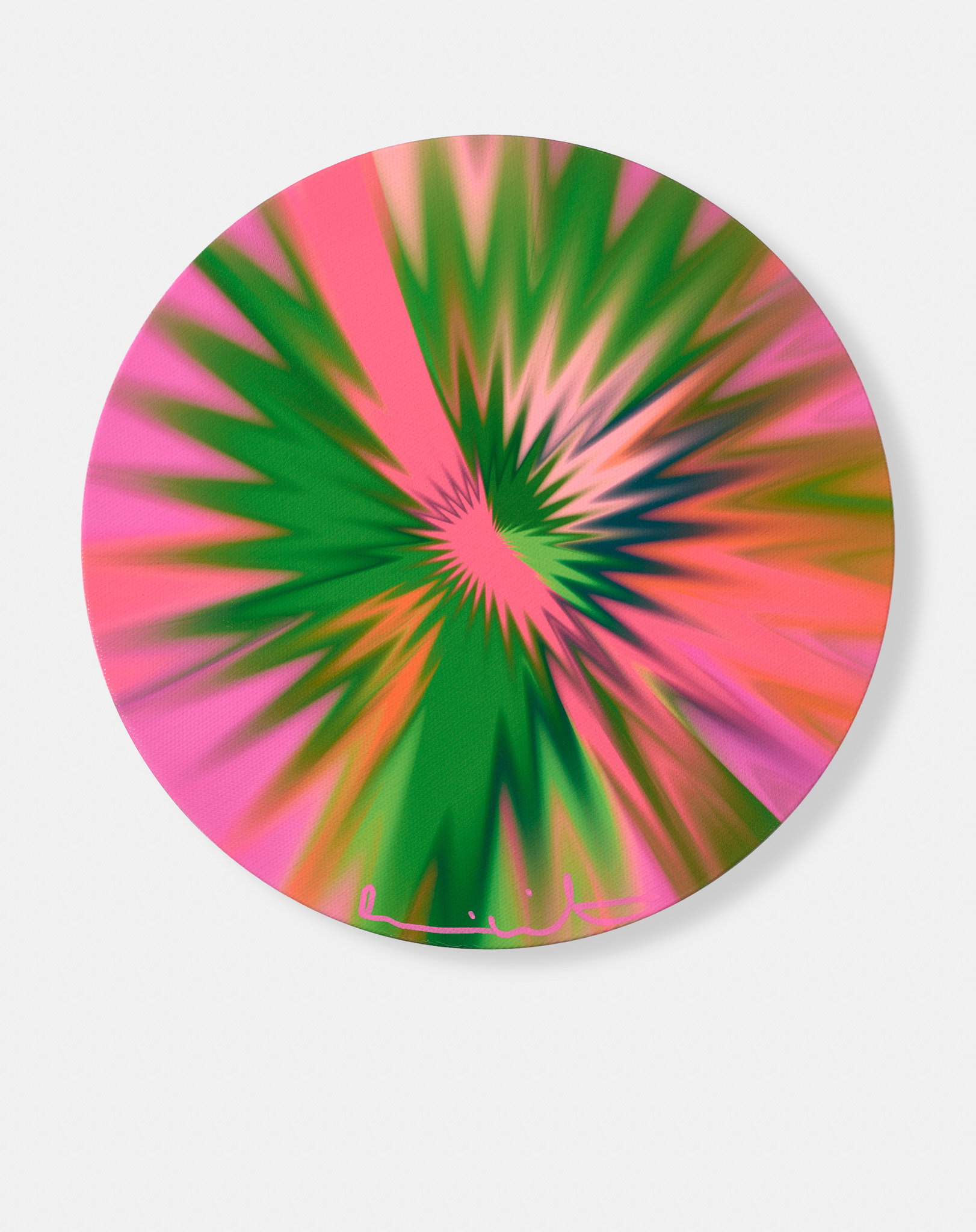 Beautiful, Equally Free, Warm Yet Soft, Half Glad, Strange And Fascinating Implosion Painting image #1 main image