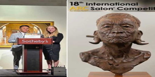 Arunachal Sculptor Dr. Bahom Kaling Darang Honoured at Prestigious International ARC Salon