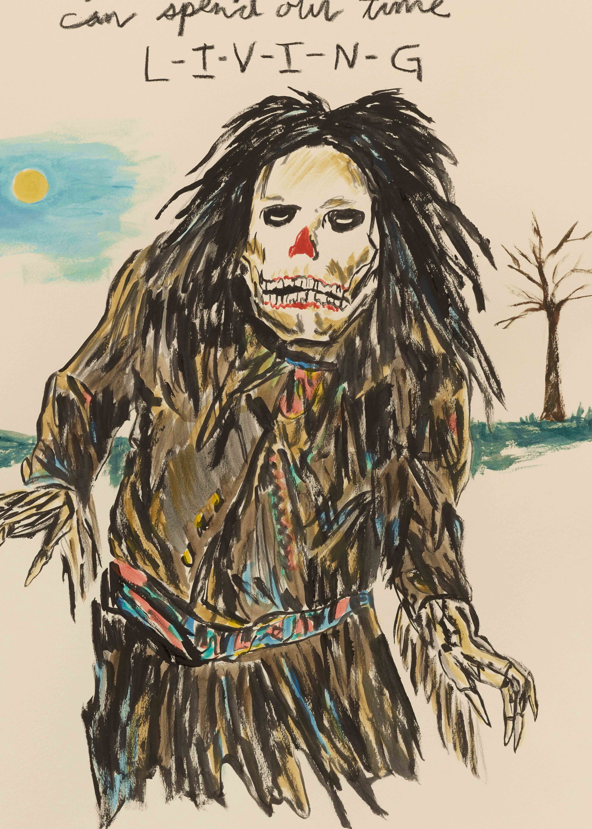 We can spend our time Living in fear or we can spend our time L-I-V-I-N-G 3