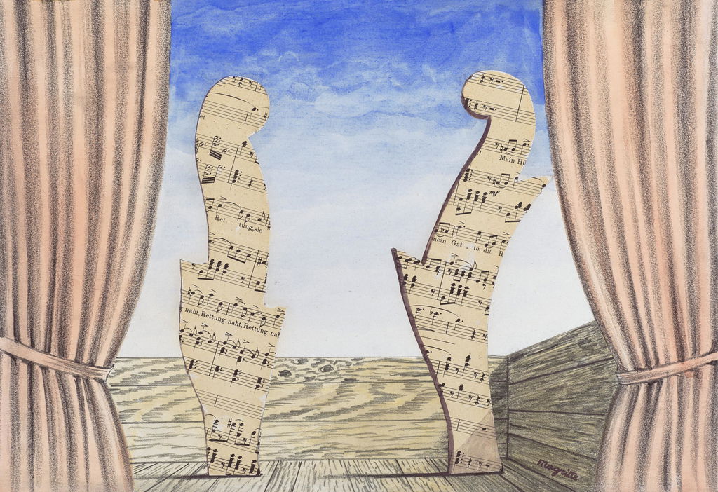 Sans titre by Rene Magritte sold for $1.13m.
Image courtesy of Christie's