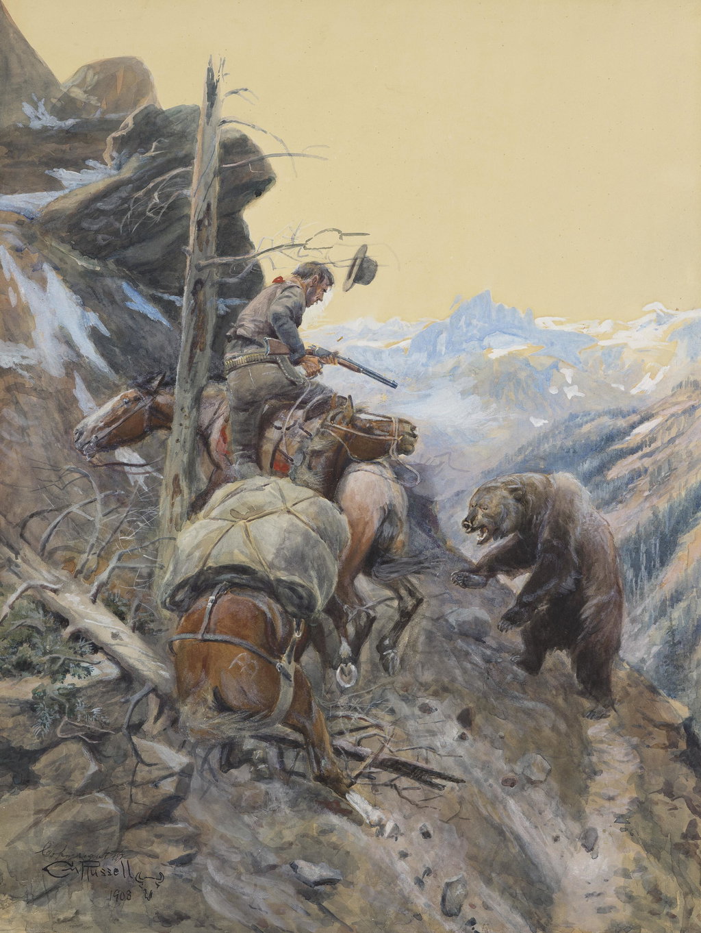 A Disputed Trail. Image courtesy of Christie's