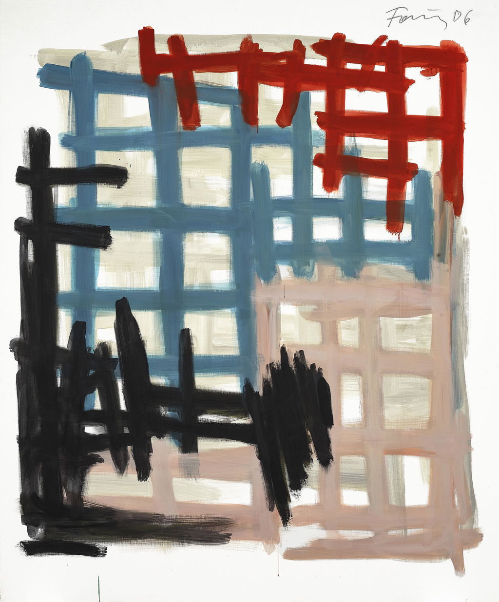 Untitled by Gunther Forg estimated at $383,200 (low) to $638,700 (high). Image courtesy of Christie's