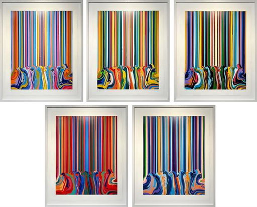 Ian Davenport Work Heads to Auction