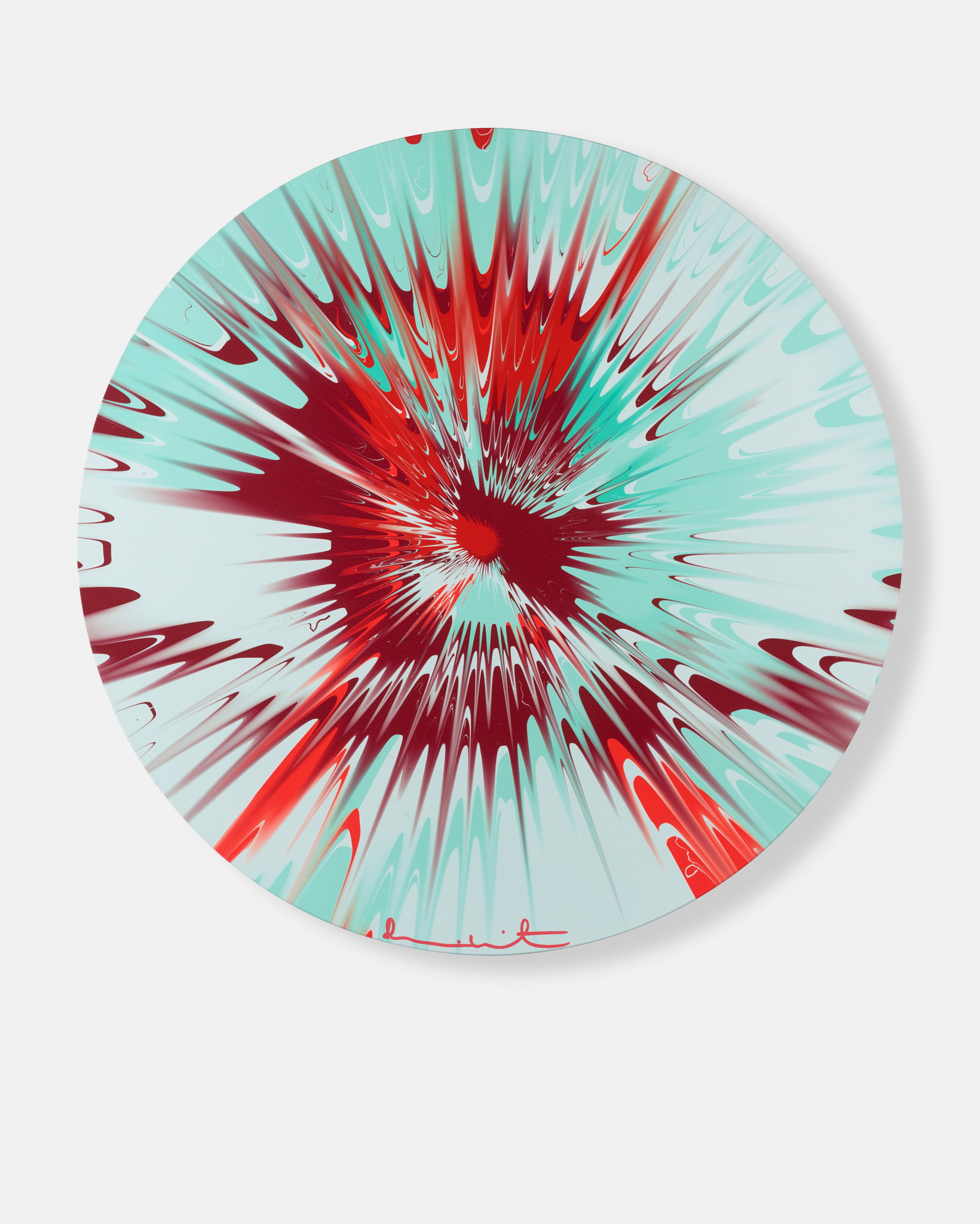 Beautiful, Hugging Electro-Telegraphic Explosion Painting image #1 main image