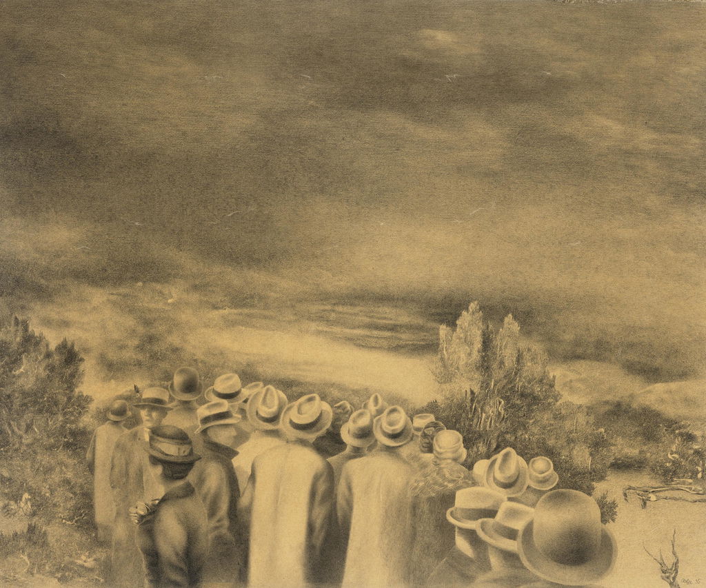 Study for 'Erwartung' by Richard Oelze sold for $390,500. Image courtesy of Christie's