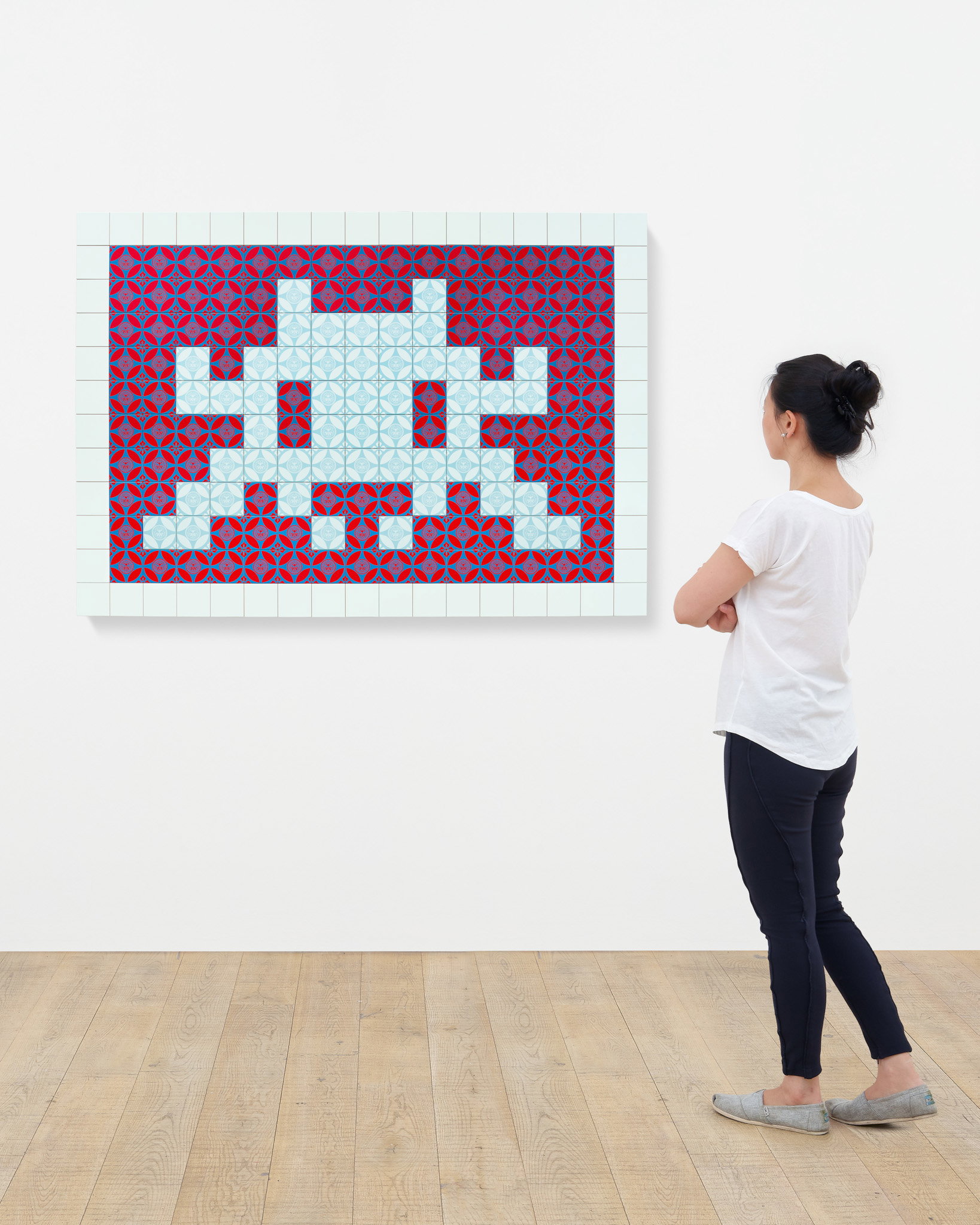 Positive Space/Negative Space (Large Blue/Red) scale image