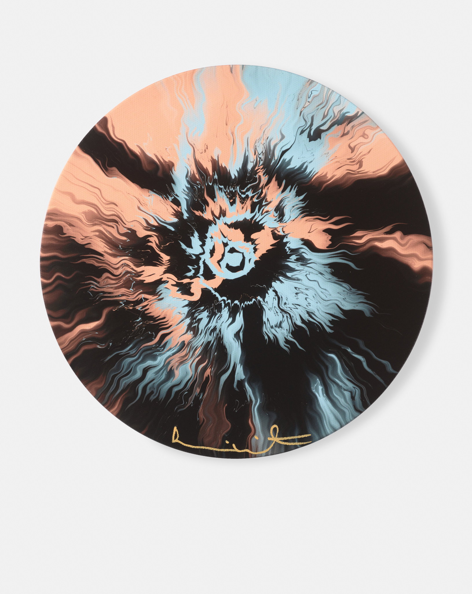 Beautiful, Well Marked, Most Implacably Made Bursting River Painting image #1 main image