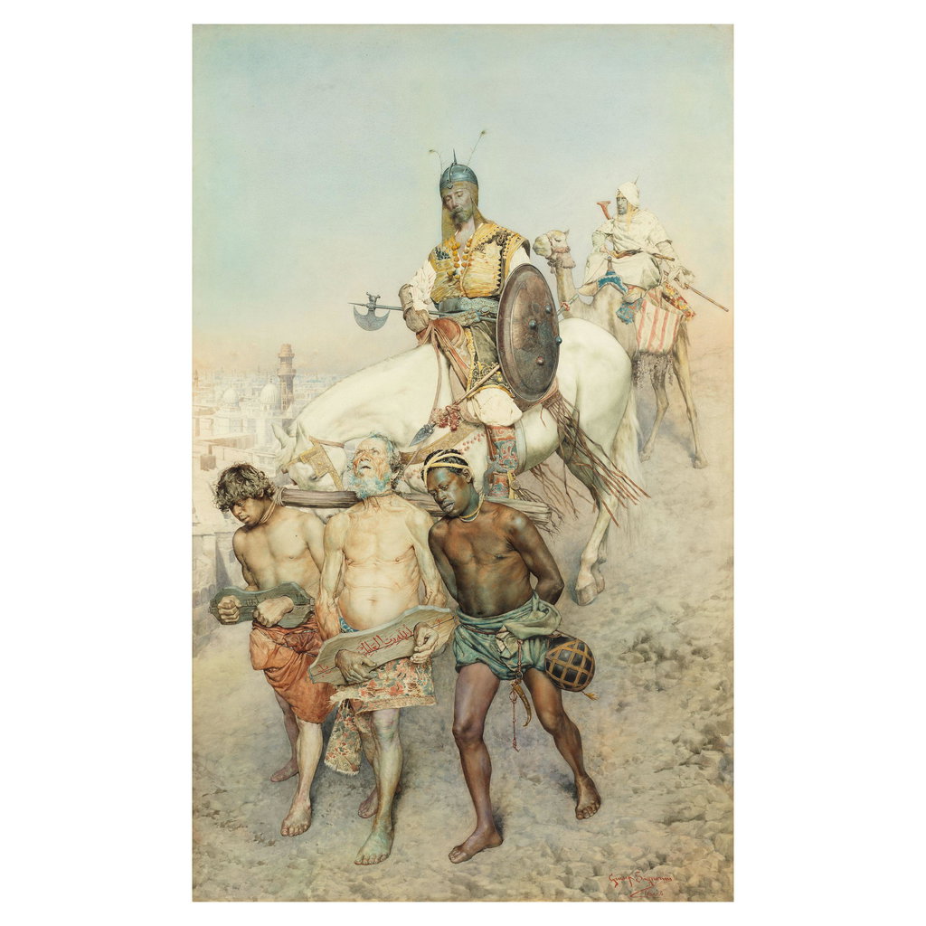 The Method of Transporting Prisoners in Africa. Image courtesy of Bonhams