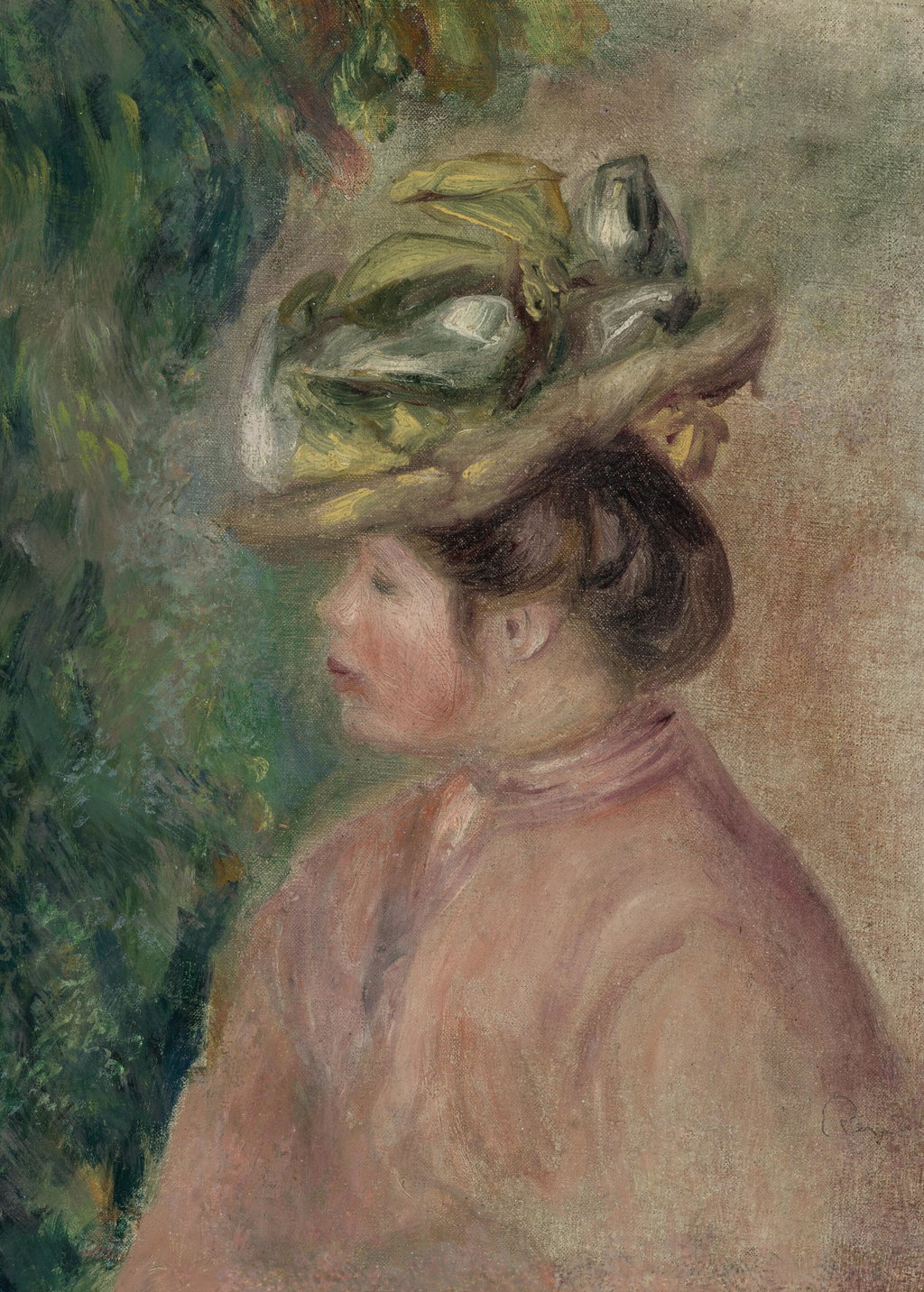 Femme de profil. Image courtesy of Christie's