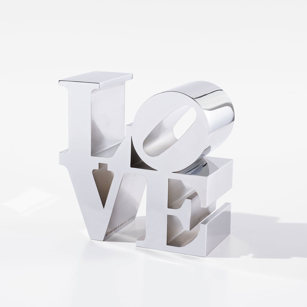 LOVE (1966) by Robert Indiana sold for $580,500. Image courtesy of Phillips