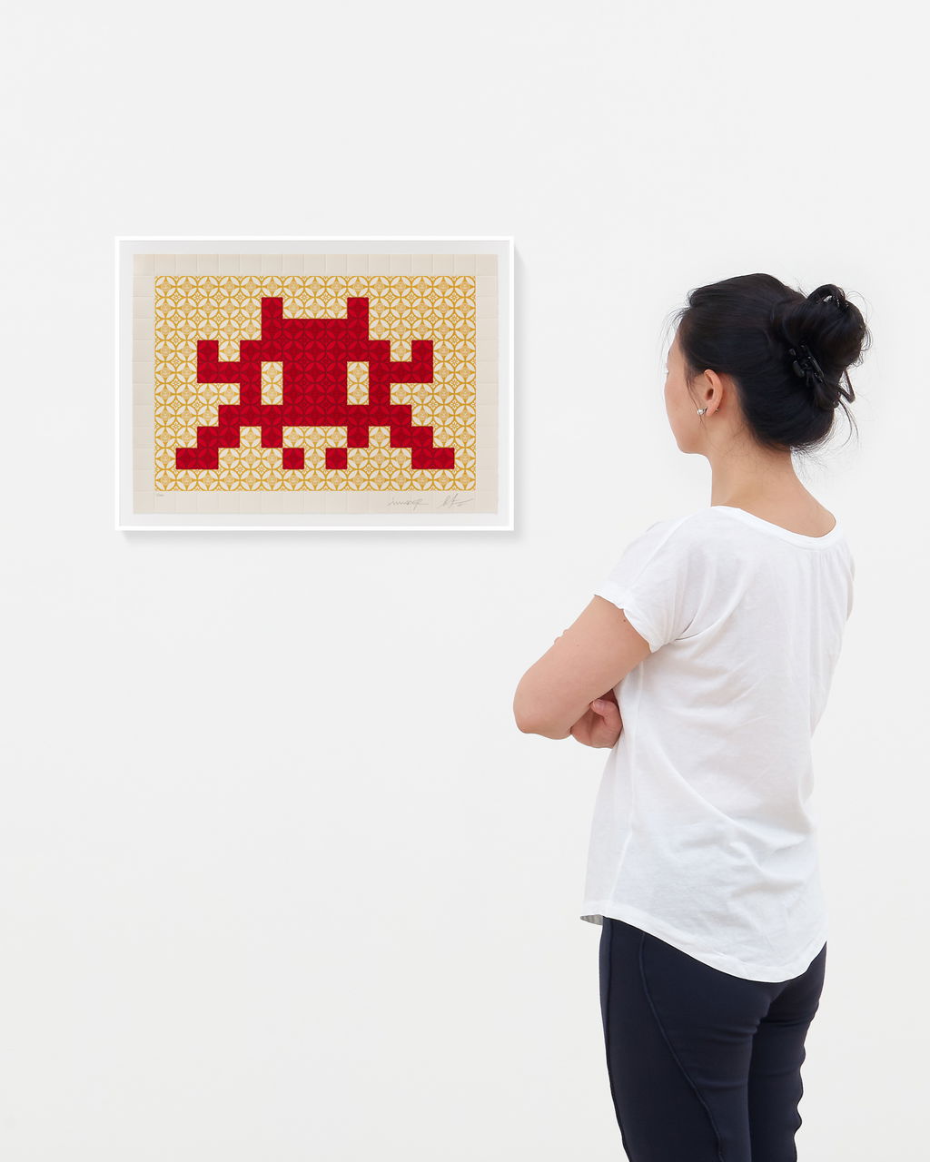 Positive Space/Negative Space (Red/Cream) scale image