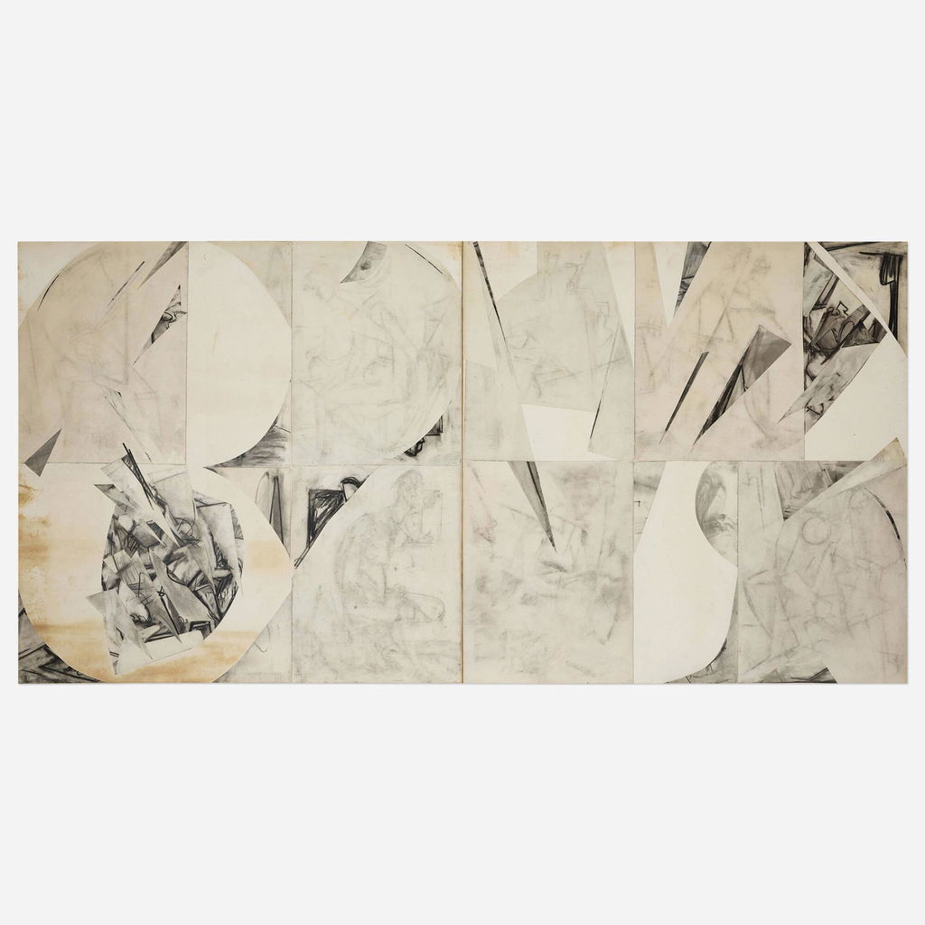 Past Present Subjunctive by Lee Krasner sold for $685,800.
Image courtesy of Rago Arts & Auction Center