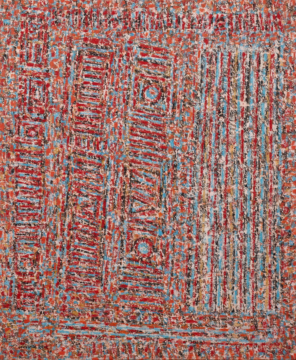 Untitled by Seund Ja Rhee sold for $77,000. Image courtesy of Artcurial