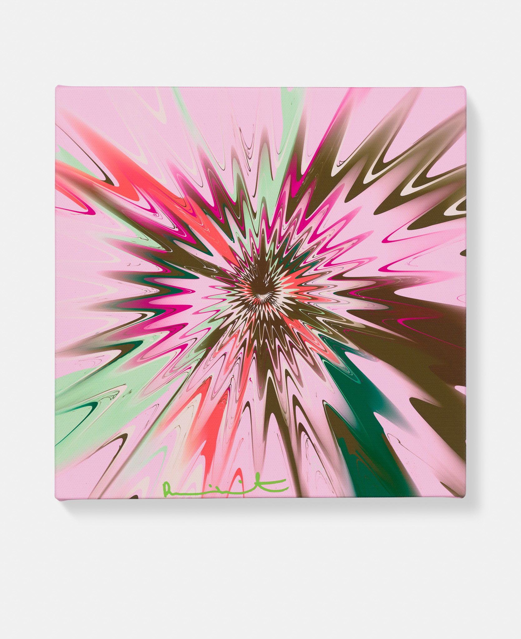 Beautiful, Extremely Amorphous, Yet Graceful, Too Fantastic, The First Time Implosion Painting image #1 main image