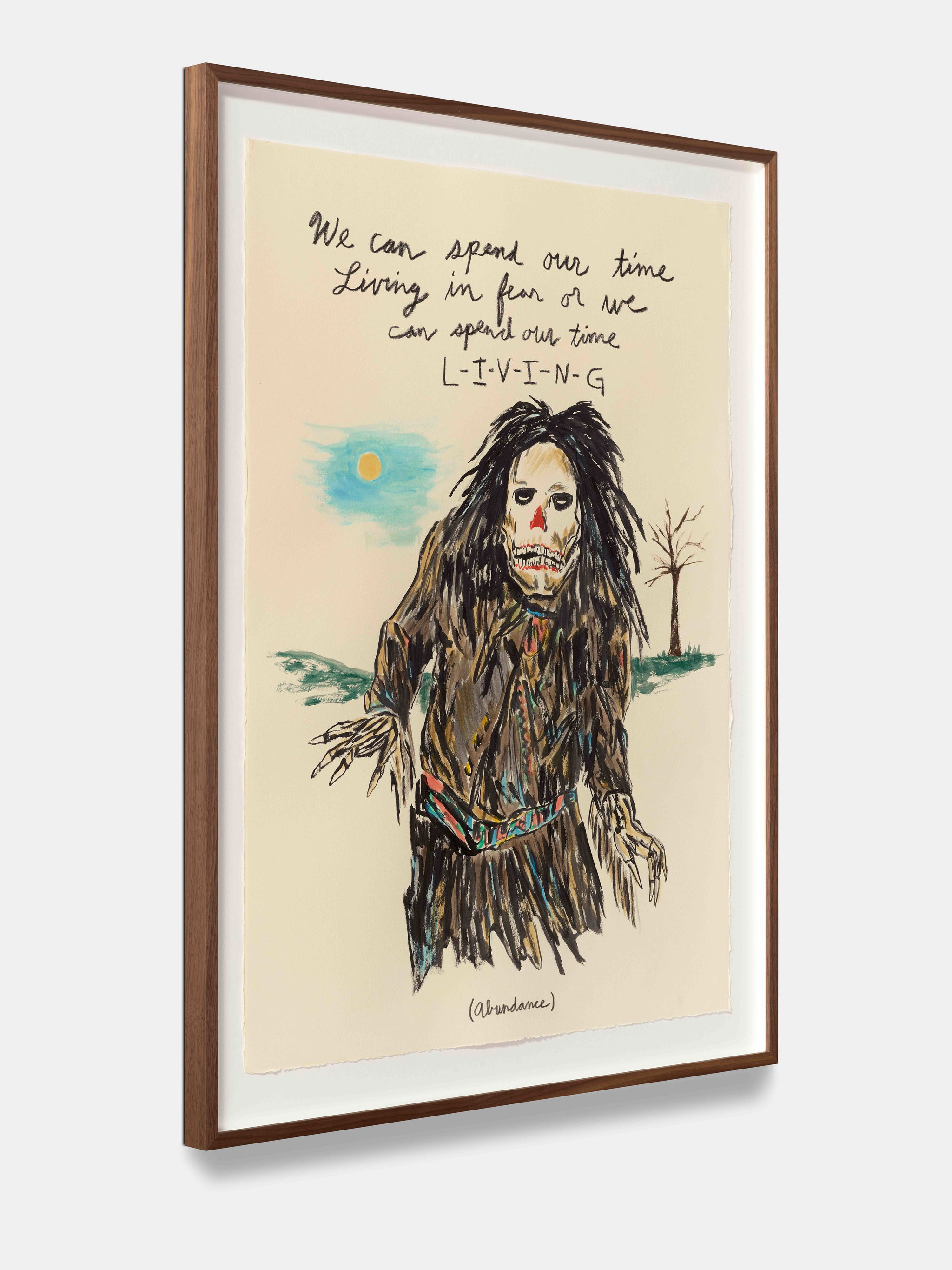 We can spend our time Living in fear or we can spend our time L-I-V-I-N-G 2